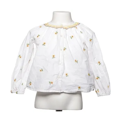 Blouse (White, Multicolored) from Zara Cotton