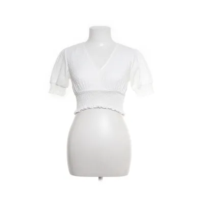 Crop top (Wit) van Pigalle Elastaan, Polyester