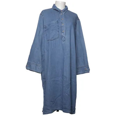Denim jurk (Blauw) van Soft Rebels Katoen, Lyocell