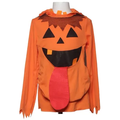 Fancy dress (Orange, Black, Red) Polyester