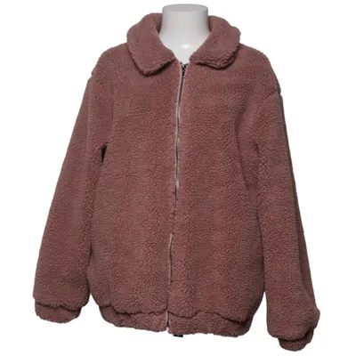 Winter jacket (Pink) from Boohoo Faux fur, Polyester
