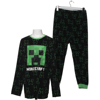 Pyjamas (Svart, Grön) från Minecraft Polyester