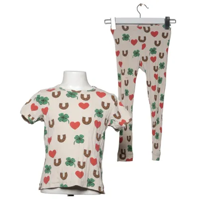 Pajamas (Beige, Multicolored) from Mini Rodini Cotton, Elastane