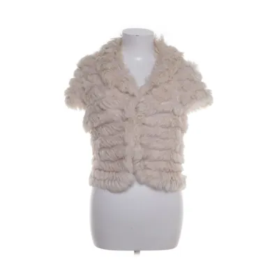 Pelsvest (Beige) fra Young Couture by Barbara Schwarzer
