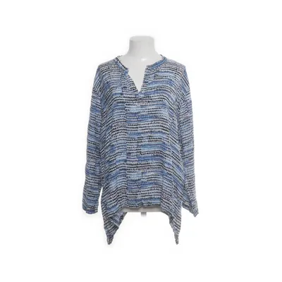 Blouse (White, Blue) from Masai Viscose