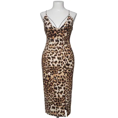Klänning (Beige, Brun, Svart) från Guess Elastan, Polyester