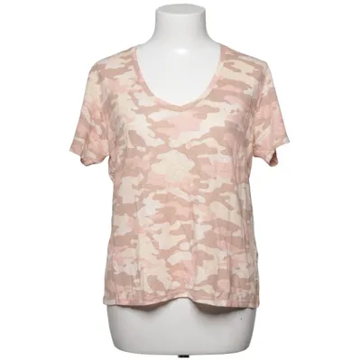 T-shirt (Pink, Beige, Brown) from Majestic Filatures Elastane, Linen