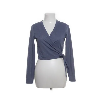 Wikkeltop (Blauw) van About You Elastaan, Metallvezel, Polyester