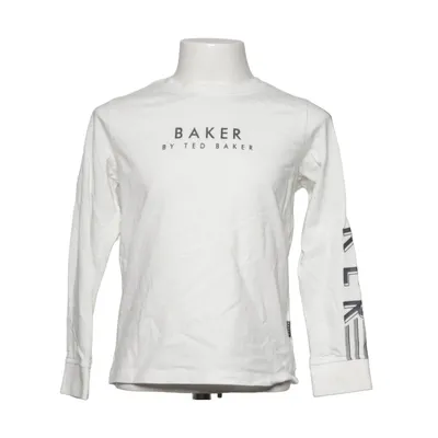 Långärmad t-shirt (Vit) från Baker by Ted Baker Bomull, Elastan
