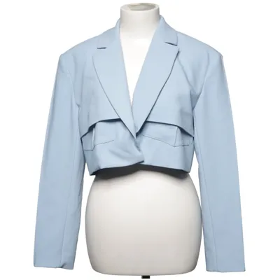 Blazer (Blå) fra Hanna Schönberg x NA-KD Elastan, Polyester, Viscose