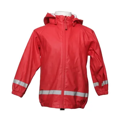 Regenjacke (Rot) von MyWear Active Polyester, Polyurethan