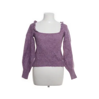 Trui (Lila) van La Maille Sézane Elastaan, Merinowol, Mohair, Polyamide