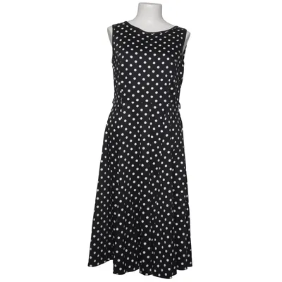 Robe (Noir, Blanc) de Lady Vintage Coton, Élasthane
