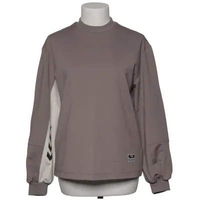 Collegetröja (Beige, Vit) från Hummel Bomull, Elastan, Polyester