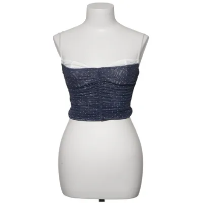 Tanktop (Blauw, Wit) van White Fox Elastaan, Polyester