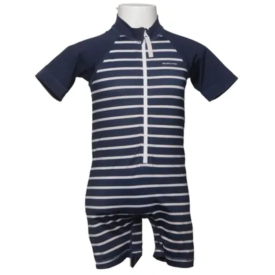UV-kläder (Blå, Vit) från Polarn O. Pyret Elastan, Återvunnen polyester