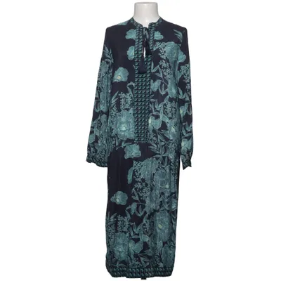 Robe (Bleu, Vert) de Edith & Ella Soie, Viscose