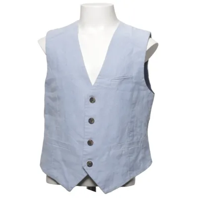 Kostuumgilet (Blauw) van H&M Katoen, Polyester
