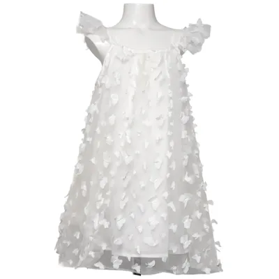Brudnäbbsklänning (Vit) från Dolly Bomull, Polyester