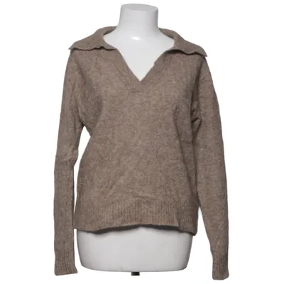 Pullover (Beige) fra Mathilde Gøhler x NA-KD Elastan, Polyamid