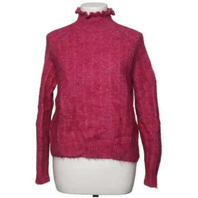 Pull-over (Rose) de La Maille Sézane Élasthane, Laine de mouton, Mohair, Polyamide