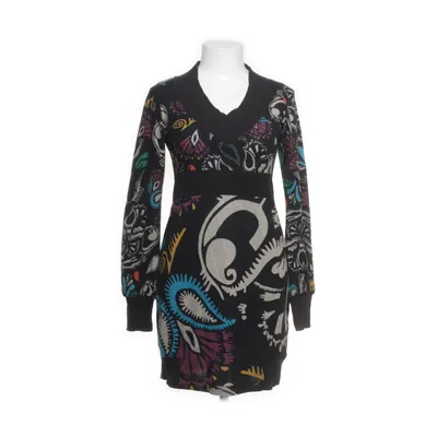 Dress (Black, Yellow, Multicolored) from Surkana Elastane, Polyester