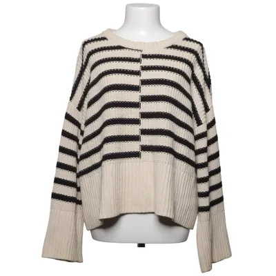 Sweater (Beige, Sort) fra Selected Femme Akryl, Bomuld