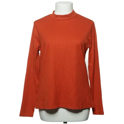 Lange mouwen shirt (Oranje) van VRS Woman Elastaan, Polyester, Viscose