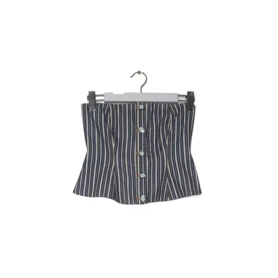 Tube top (Blauw, Wit) van Ganni Katoen