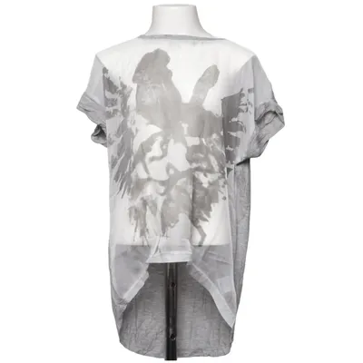 Haut (Gris, Blanc) de Frankie & Liberty Coton, Élasthane, Polyester