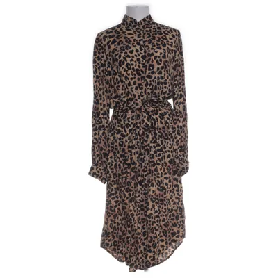 Skjortekjole (Beige, Flerfarvet) fra Oui Viscose