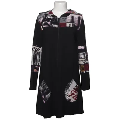 Cardigan (Sort, Flerfarvet) fra Ancora Elastan, Polyamid, Polyester, Viscose