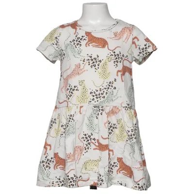 Klänning (Vit, Flerfärgad) från Mini Gina Tricot Bomull