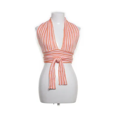 Halternecktopp (Rosa, Orange, Vit) från Interdée Viskos