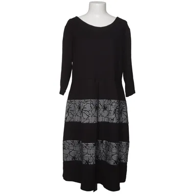 Jurk (Zwart, Wit) van Anna Field Curvy Elastaan, Polyester, Viscose