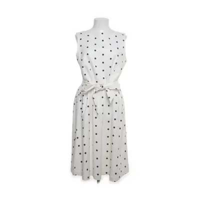 Dress (White, Black) from KappAhl Cotton, Elastane, Polyester
