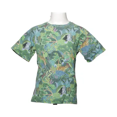 T-shirt (Groen, Blauw, Zwart, Geel) van H&M x Angela McKay Katoen