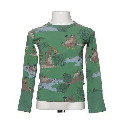 Lange mouwen shirt (Groen, Meerkleurig) van Disney x Polarn O. Pyret Elastaan, Organisch katoen