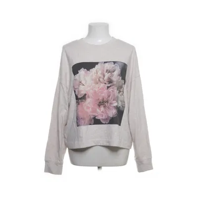 Sweatshirt (Beige, Multicolored) from Helena Christensen x H&M Cotton, Polyester