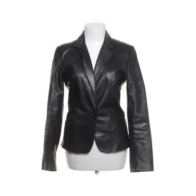 Läderkavaj (Svart) från Zara Woman Skinn, Polyester