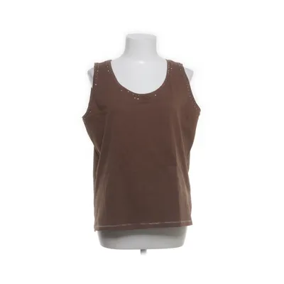 Tanktop (Bruin) van Bluoltre Katoen, Elastaan