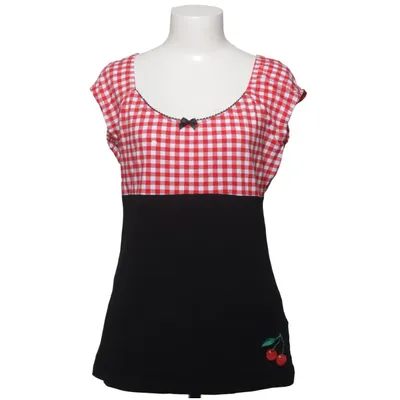 Haut (Noir, Rouge, Blanc) de Pussy Deluxe Coton, Élasthane