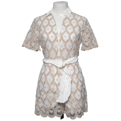 Byxdress (Beige, Vit) från Sandro Polyester