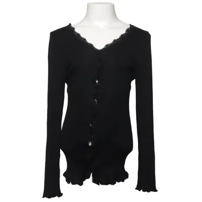 Cardigan (Zwart) van Rosemunde Katoen, Zijde