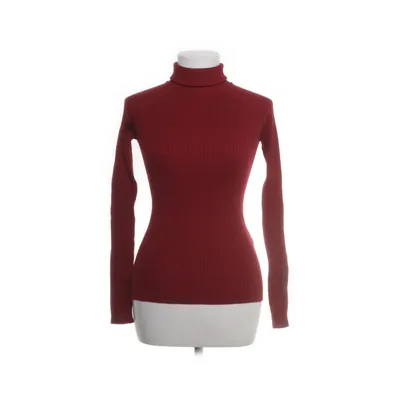 Polotröja (Röd) från Zara Knit Nylon, Viskos