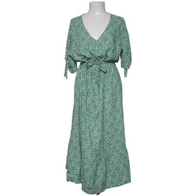 Maxi jurk (Groen, Wit) van Reserved Viscose