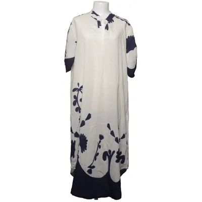 Dress (White, Blue) from Marta Polyamide, Viscose