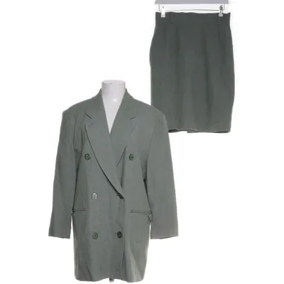Jakkesæt (Grøn) fra Yessica Viscose, Uld, Polyester