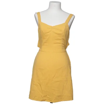 Jurk (Geel) van Hollister Katoen, Linnen, Polyester, Viscose