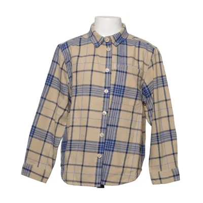 Flannel shirt (Beige, Blue) from Arket Cotton